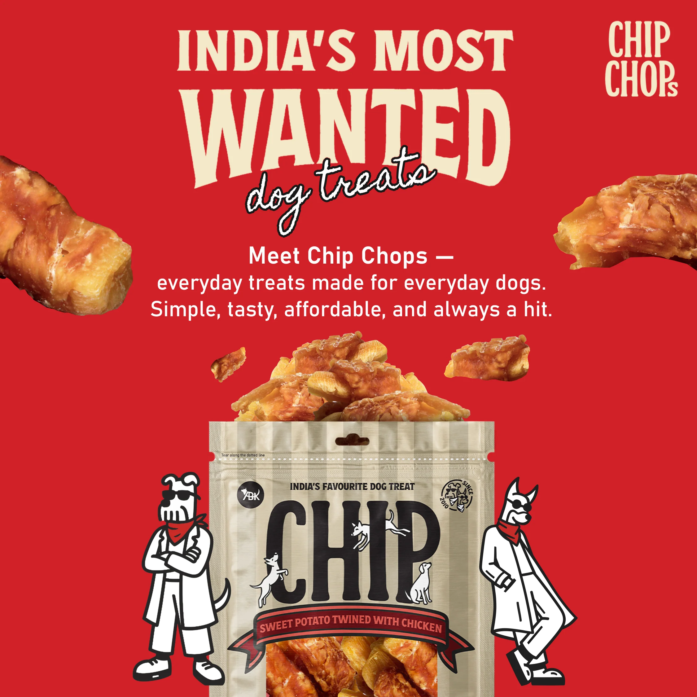 Chip Chops Sweet Potato Chicken Dog Treats - Image 6