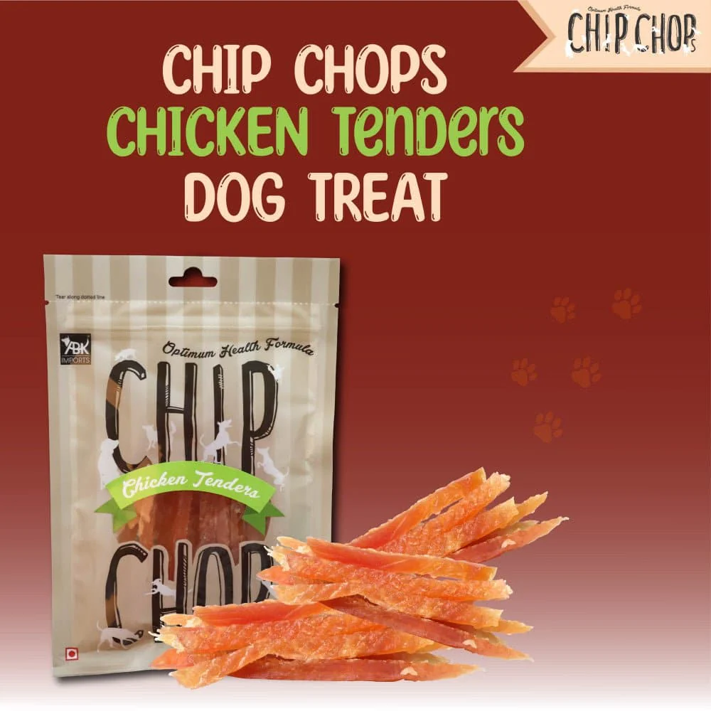 Chip Chops Chicken & Codfish Rolls and Chicken Tenders Dog Treats Combo - Image 15