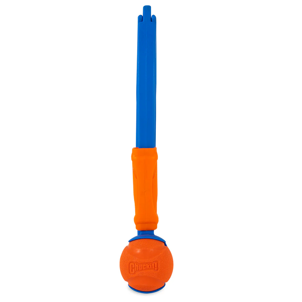 Chuckit! Fetch and Fold Ball Launcher for Dogs (Blue/Orange) - Image 5