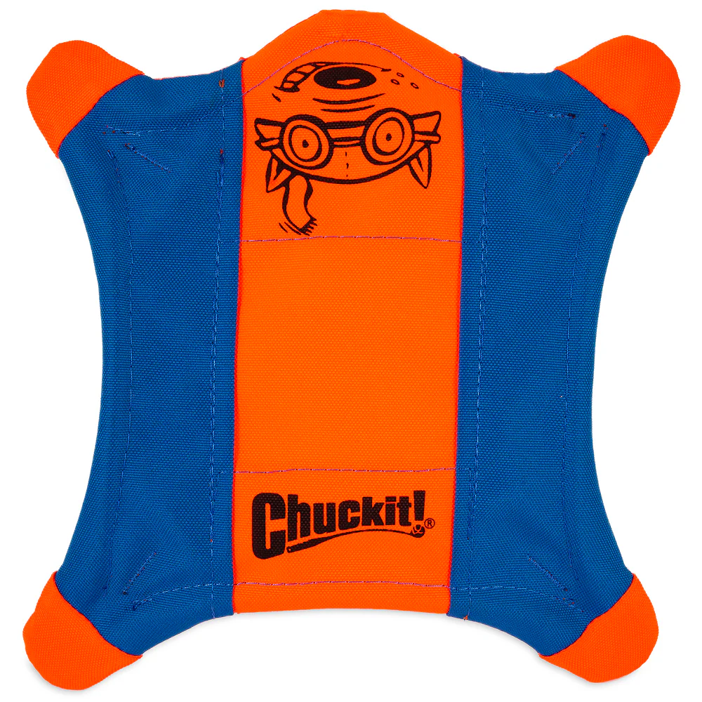 Chuckit! Flying Squirrel Toy for Dogs (Orange & Blue) - Image 3