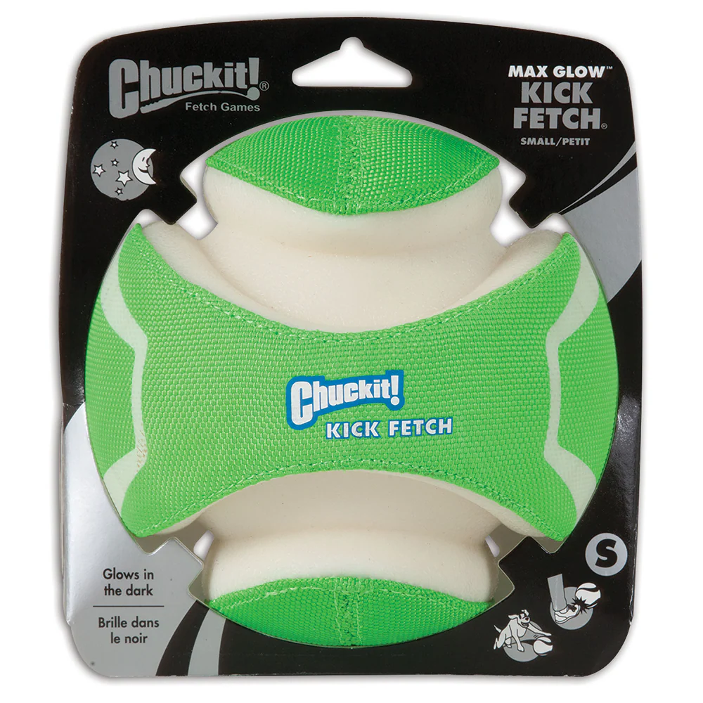 Chuckit! Kick Fetch Max Glow Toy for Dogs (Green) - Image 2