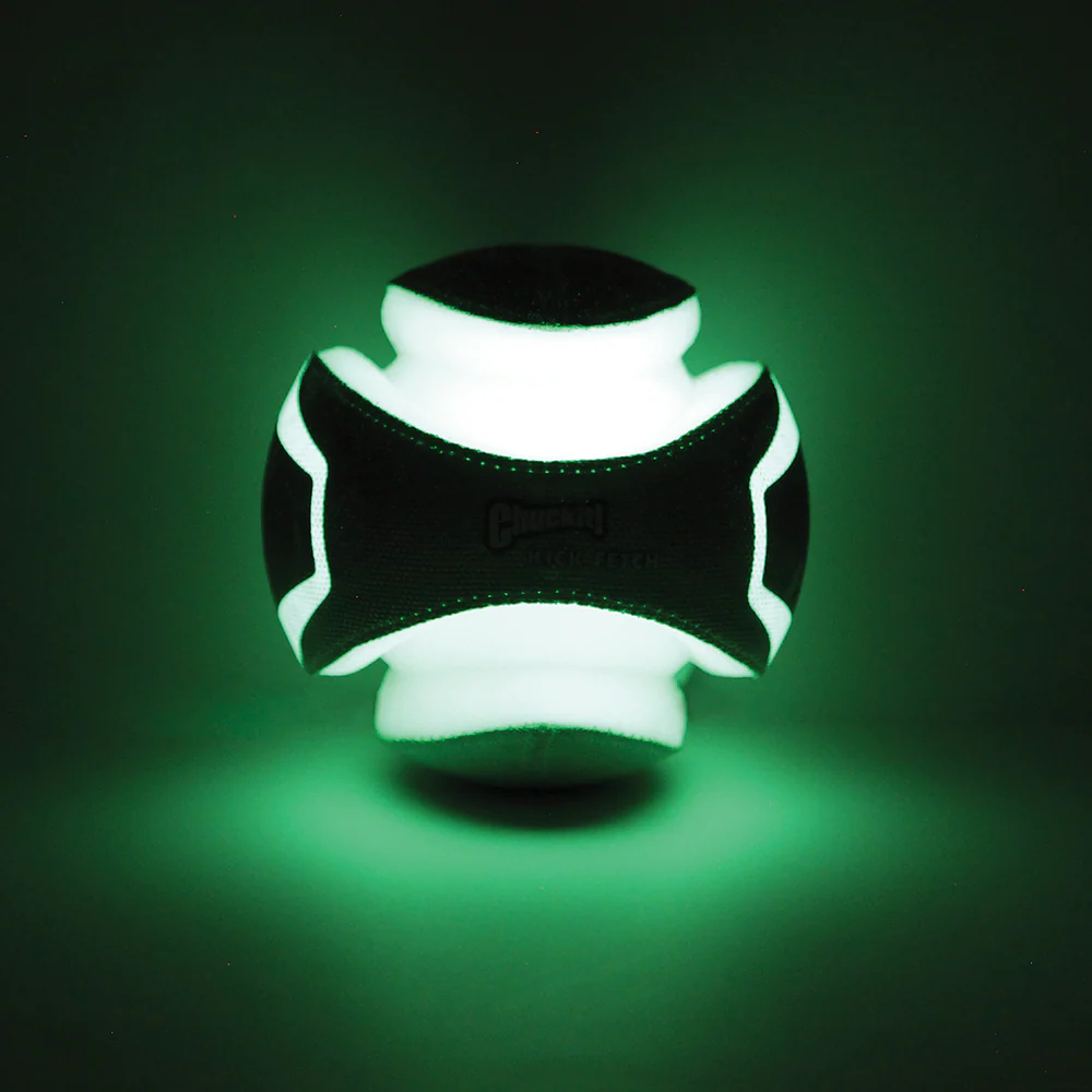 Chuckit! Kick Fetch Max Glow Toy for Dogs (Green) - Image 3