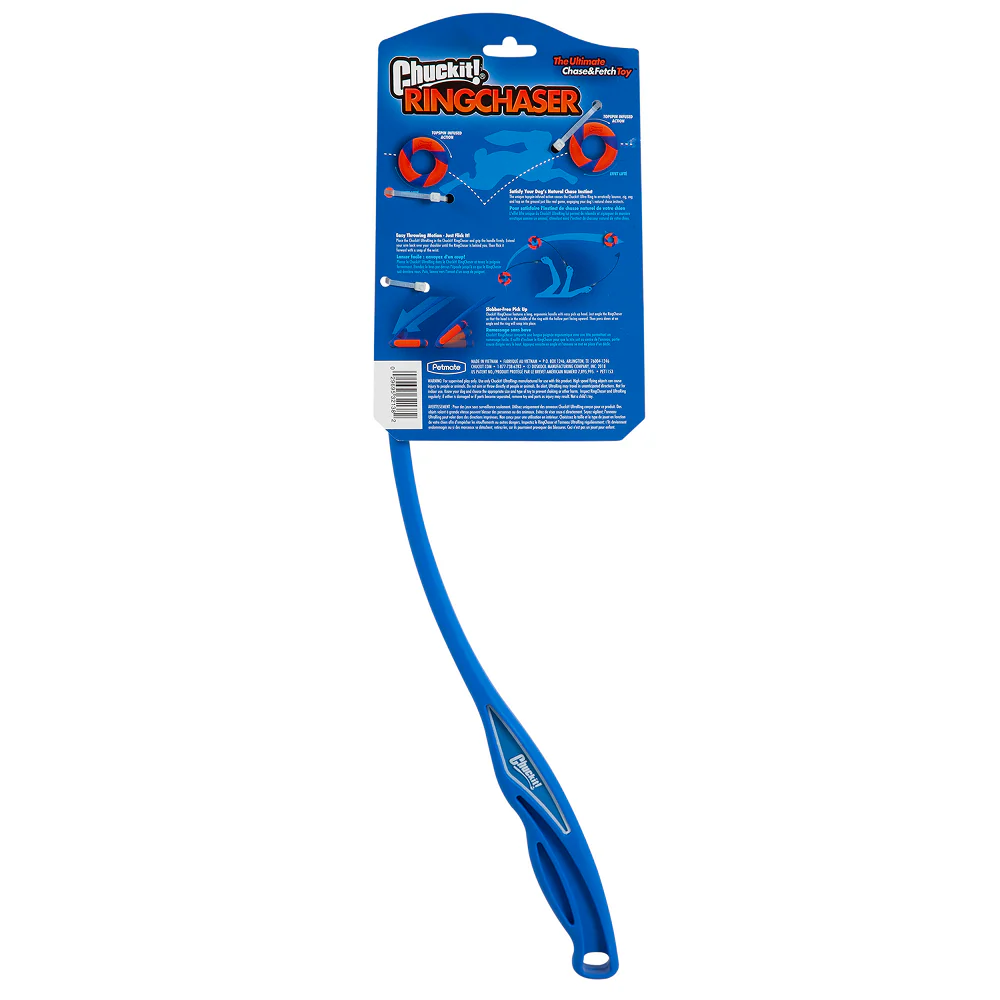 Chuckit! Ring Chaser Launcher for Dogs (Orange/Blue) - Image 3