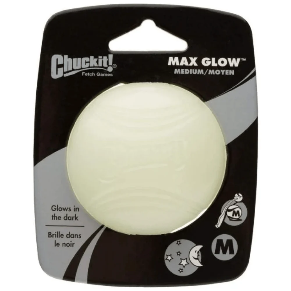 Chuckit! Max Glow Ball for Dogs | For Medium Chewers - Image 2