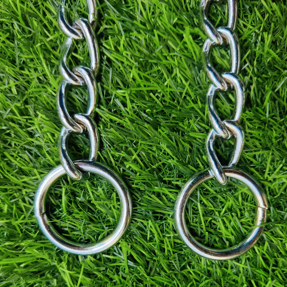 Chullbull Behavioral Training Choke Chain for Dogs (Silver) - Image 4