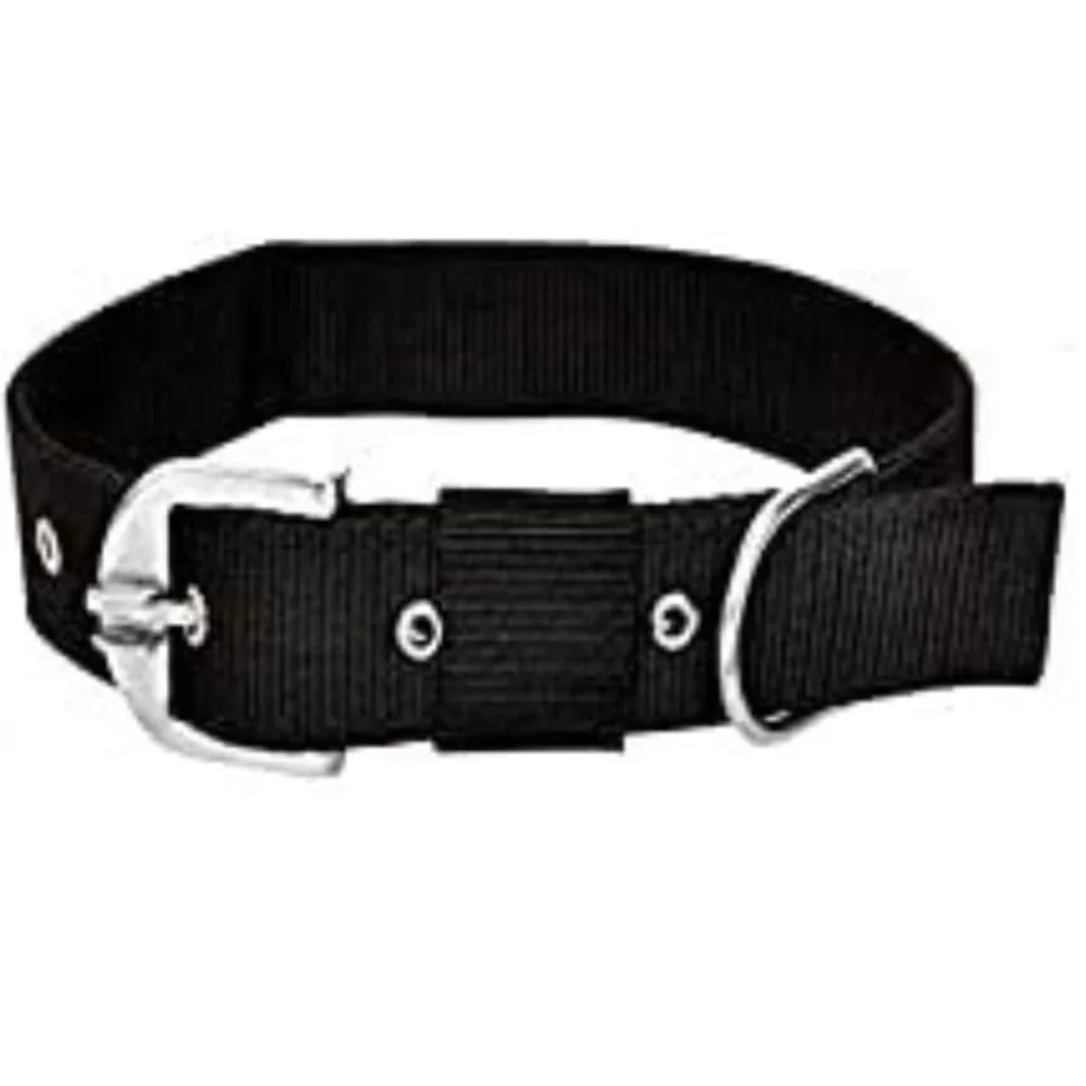 Chullbull Neck Collar and Rope Cord Leash for Dogs (Black) - Image 3