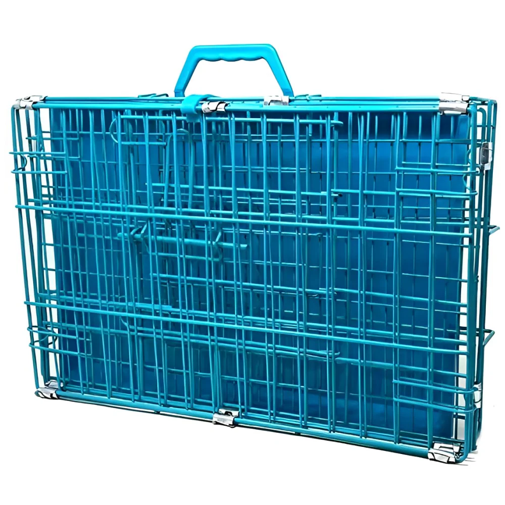 Chullbull Dual Door Heavy Duty Iron Powder Coated with Removable Tray Carrier for Dogs and Cats - Image 5