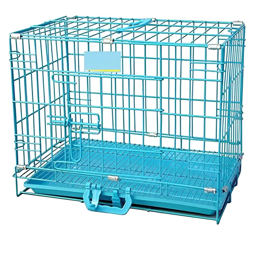 Chullbull Dual Door Heavy Duty Iron Powder Coated with Removable Tray Carrier for Dogs and Cats - Image 6