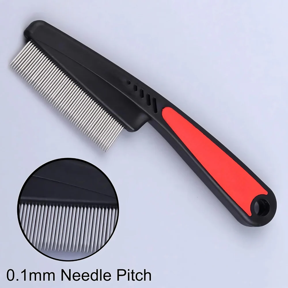 Chullbull Flea Comb for Dogs and Cats (White) - Image 3