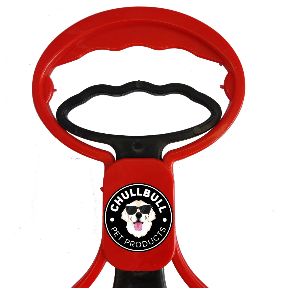 Chullbull Foldable Potty Scooper for Dogs (Red) - Image 3
