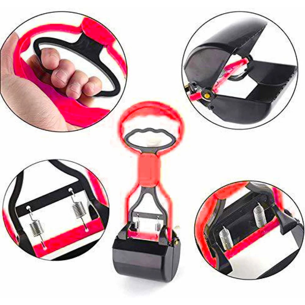 Chullbull Foldable Potty Scooper for Dogs (Red) - Image 5
