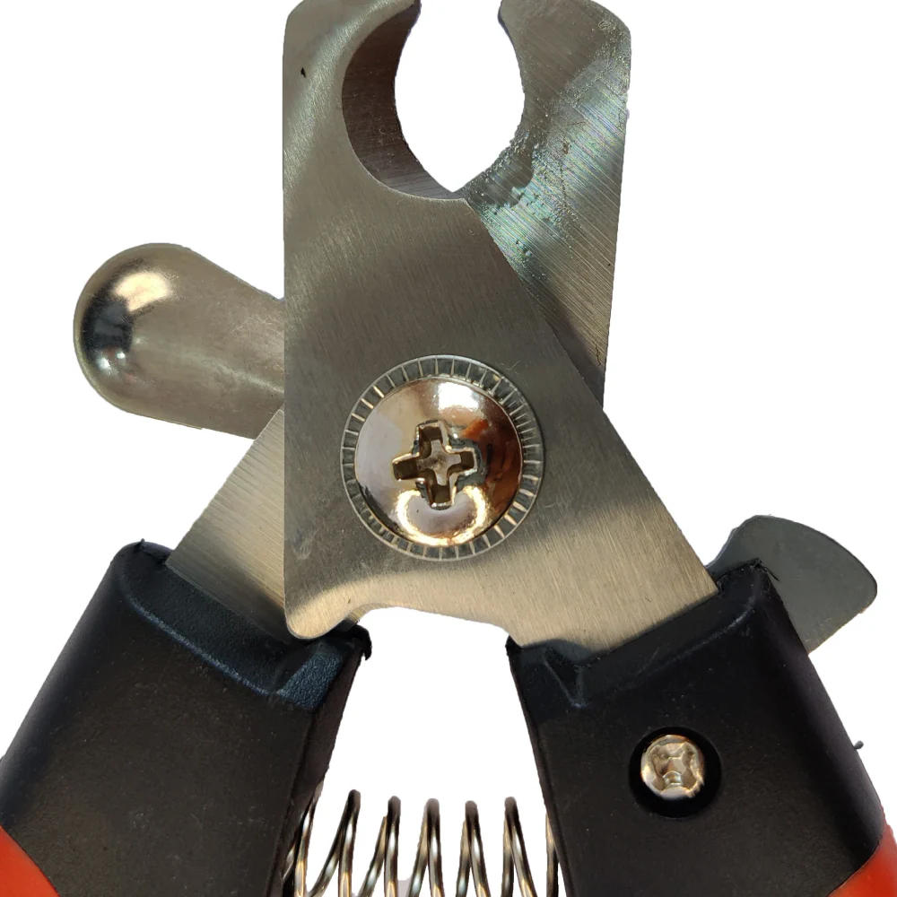 Chullbull Nail Cutter with Filer for Dogs and Cats (Red) - Image 2