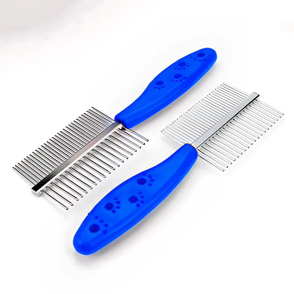 Chullbull Nail Cutter with Filer, Bath Brush, Double Sided Comb Grooming Kit for Dogs - Image 4