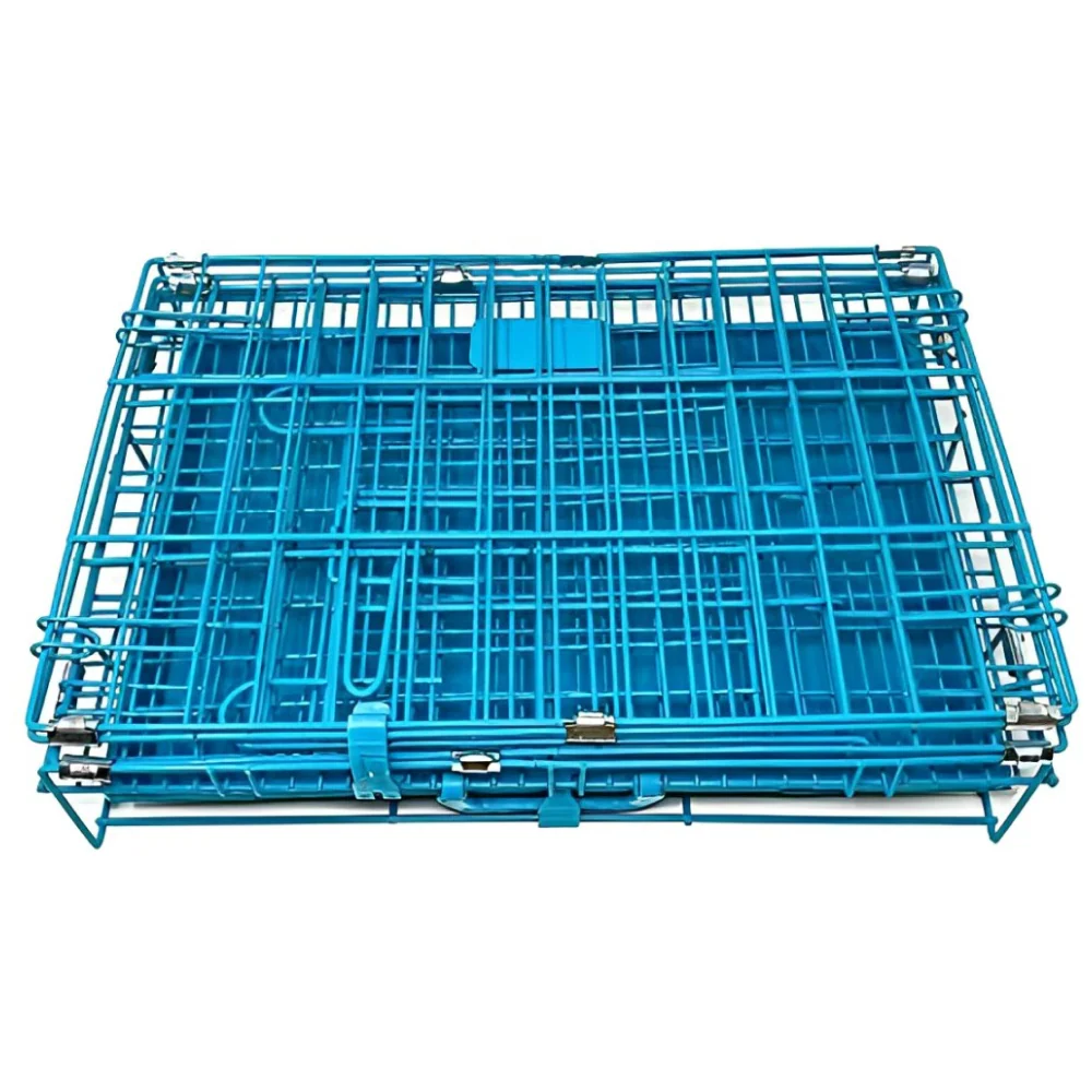 Chullbull Single Door Iron Powder Coated with Removable Tray Carrier for Dogs and Cats - Image 3