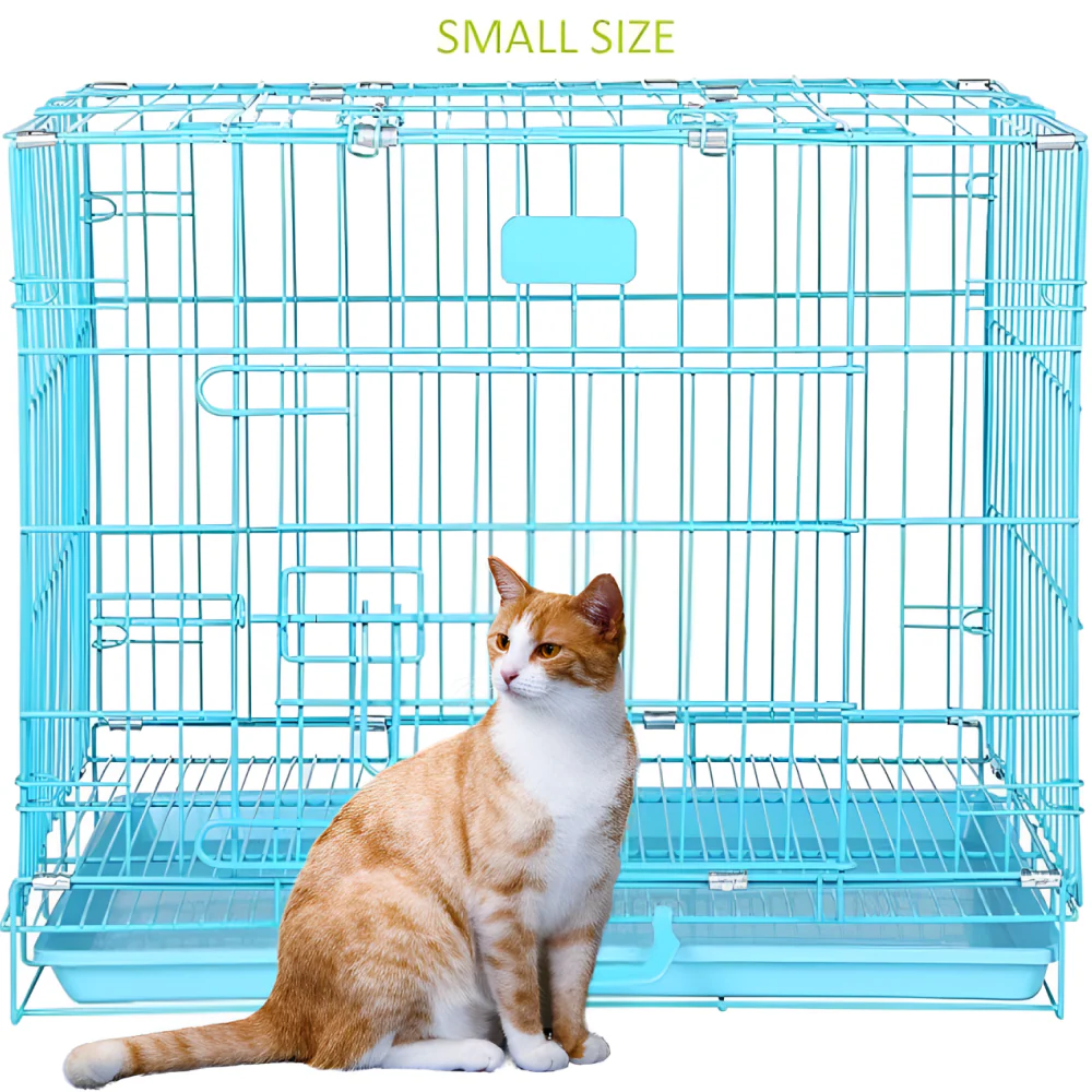 Chullbull Single Door Iron Powder Coated with Removable Tray Carrier for Dogs and Cats - Image 4
