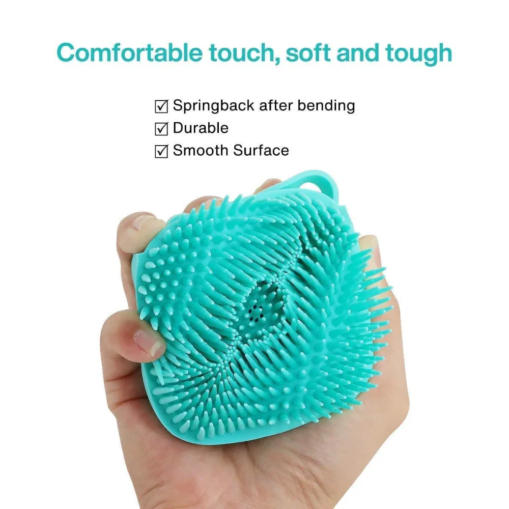 Chullbull Soft Silicon Bath Brush for Dogs and Cats (Pink) - Image 7