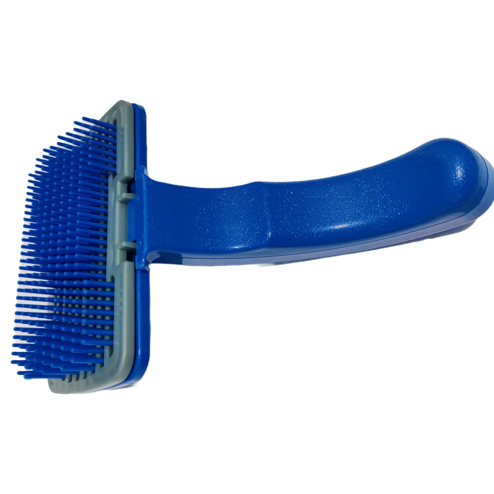 Chullbull Soft Slicker Brush for Dogs (Blue) - Image 2