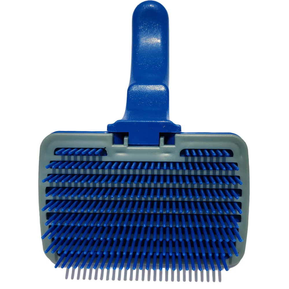 Chullbull Soft Slicker Brush for Dogs (Blue) - Image 5