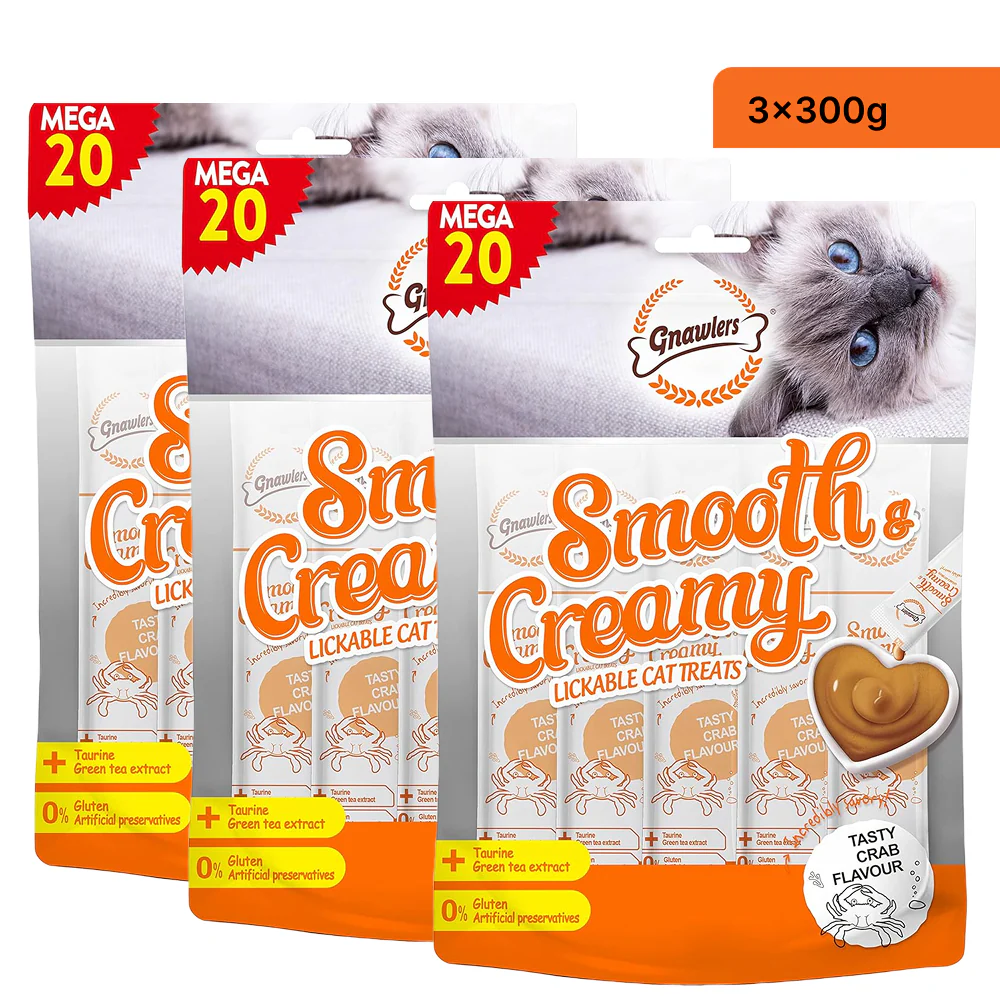 Gnawlers Crab Flavour Creamy Cat Treats - Image 7