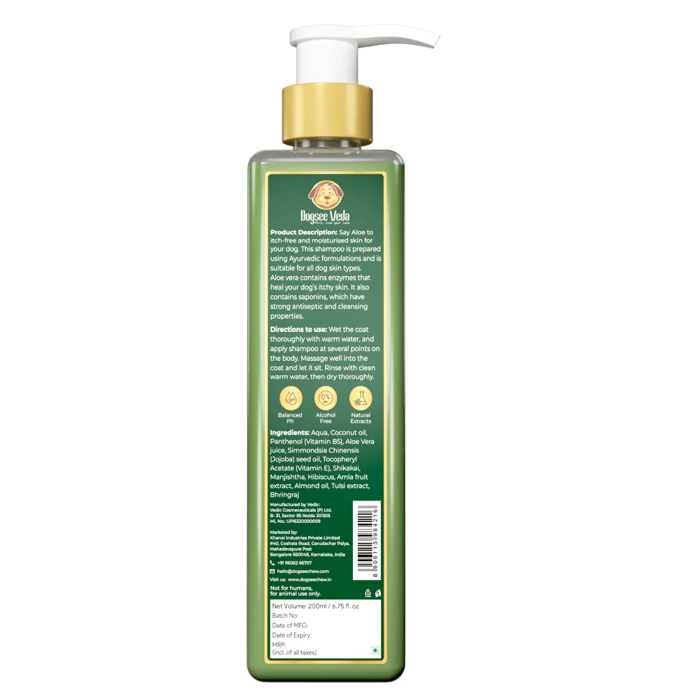 M Pets Arco Ball Toy, DOGZ & DUDEZ Natural Neem Shield Tick & Flea Repellent and Dogsee Veda ITCH RELIEF Aloe Vera Shampoo for Dogs Combo - Image 14