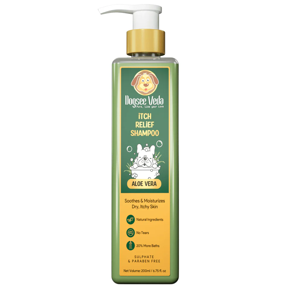 M Pets Arco Ball Toy, DOGZ & DUDEZ Natural Neem Shield Tick & Flea Repellent and Dogsee Veda ITCH RELIEF Aloe Vera Shampoo for Dogs Combo - Image 15
