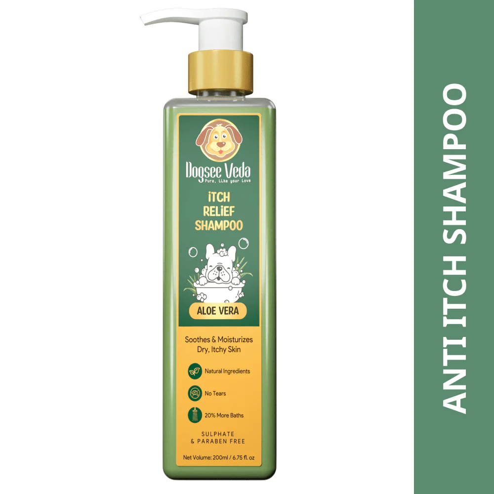 M Pets Arco Ball Toy, DOGZ & DUDEZ Natural Neem Shield Tick & Flea Repellent and Dogsee Veda ITCH RELIEF Aloe Vera Shampoo for Dogs Combo - Image 16