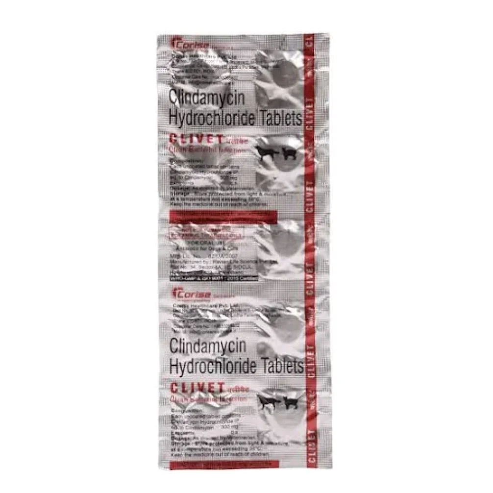 Corise Clivet Tablet (Clindamycin) for Dogs and Cats (10 tablets) - Image 2