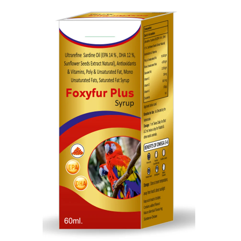 Corise Foxyfur Plus Syrup for Birds