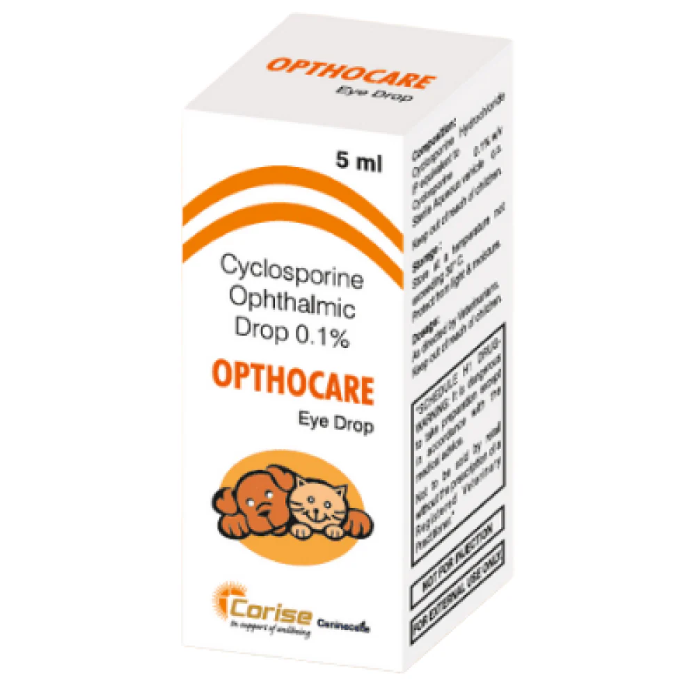 Corise Opthocare Eye Drops (Cyclosporine) for Dogs & Cats (5ml) - Image 2