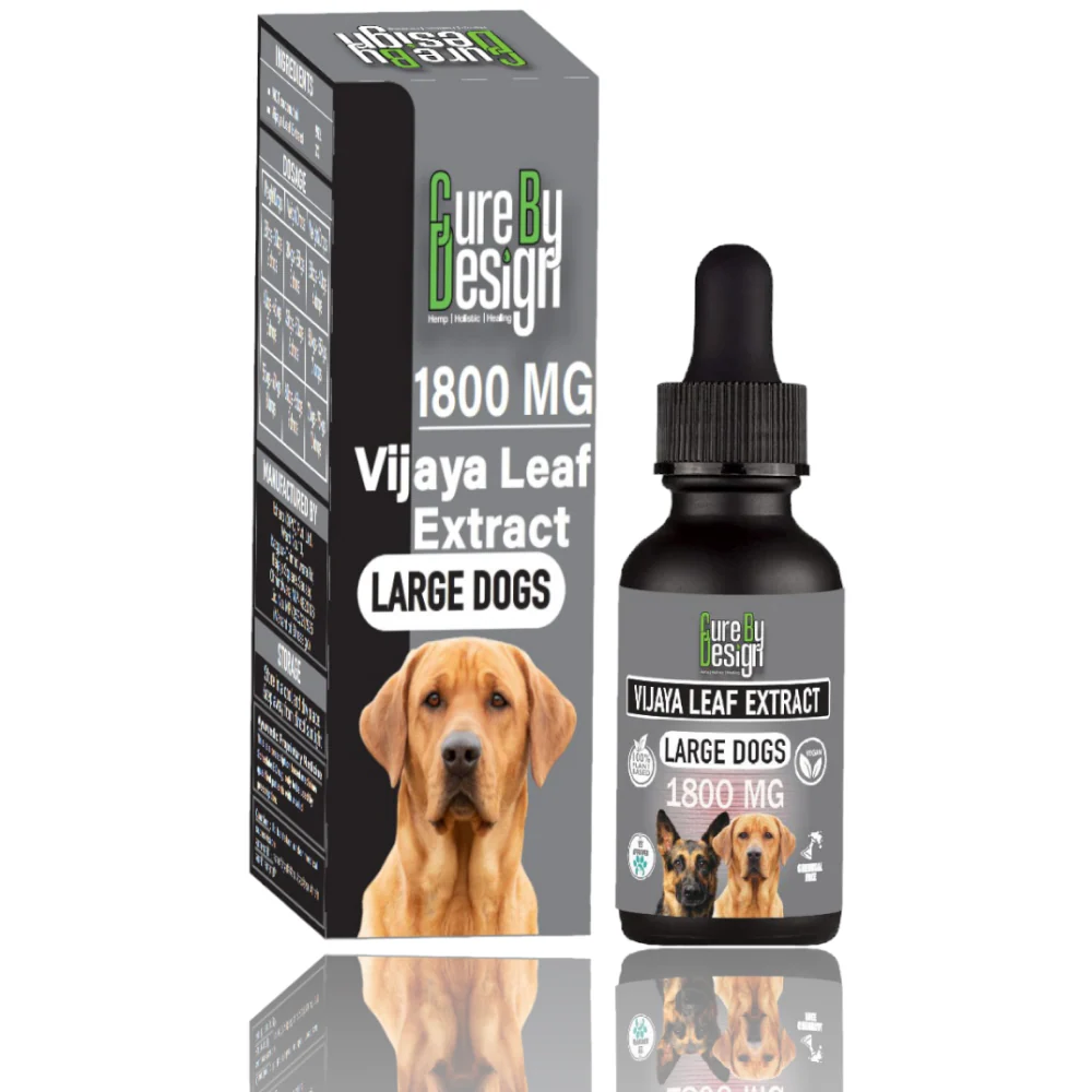 Cure By Design 1800mg Vijaya Leaf Extracts for Dogs and Cats - Image 2