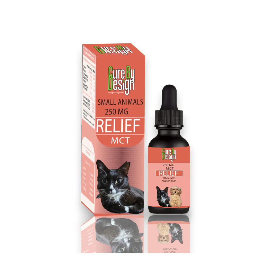 Cure By Design 250mg MCT Relief Oil for Small Animals - Image 5