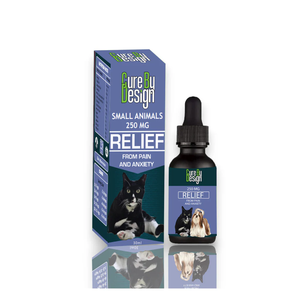 Cure By Design 250mg Relief Oil for Small Animals - Image 5