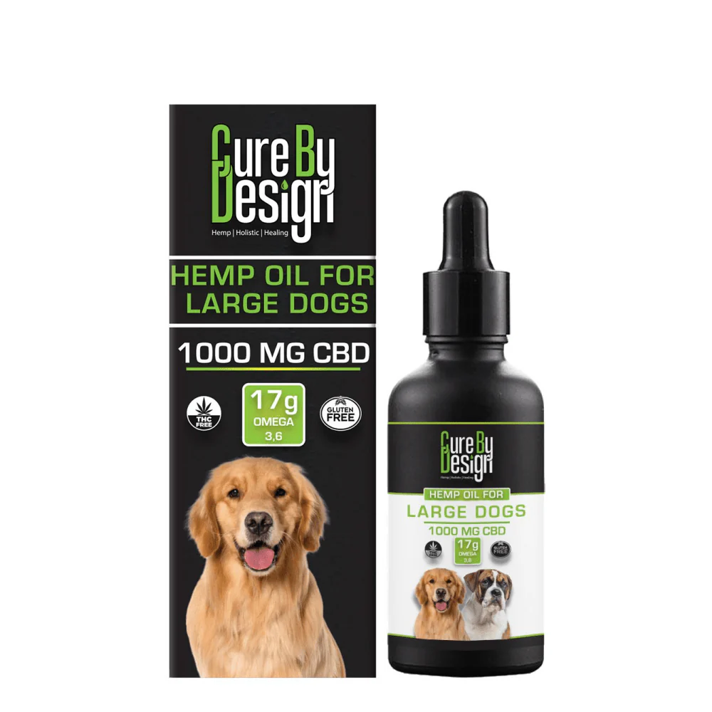 Cure By Design 1000mg CBD Relief Oil for Large Dogs (30ml) - Image 6