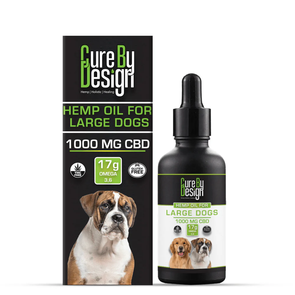 Cure By Design 1000mg CBD Relief Oil for Large Dogs (30ml) - Image 7
