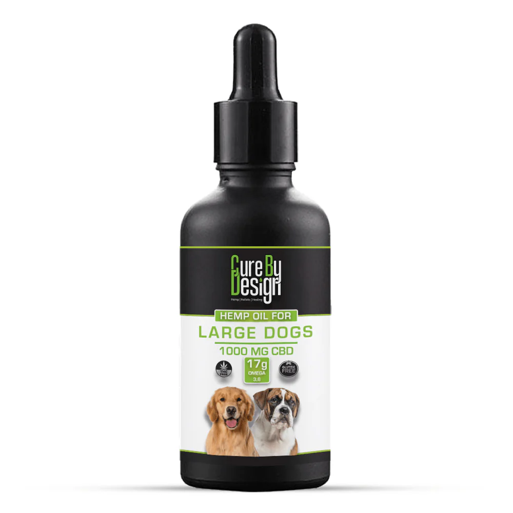 Cure By Design 1000mg CBD Relief Oil for Large Dogs (30ml) - Image 8