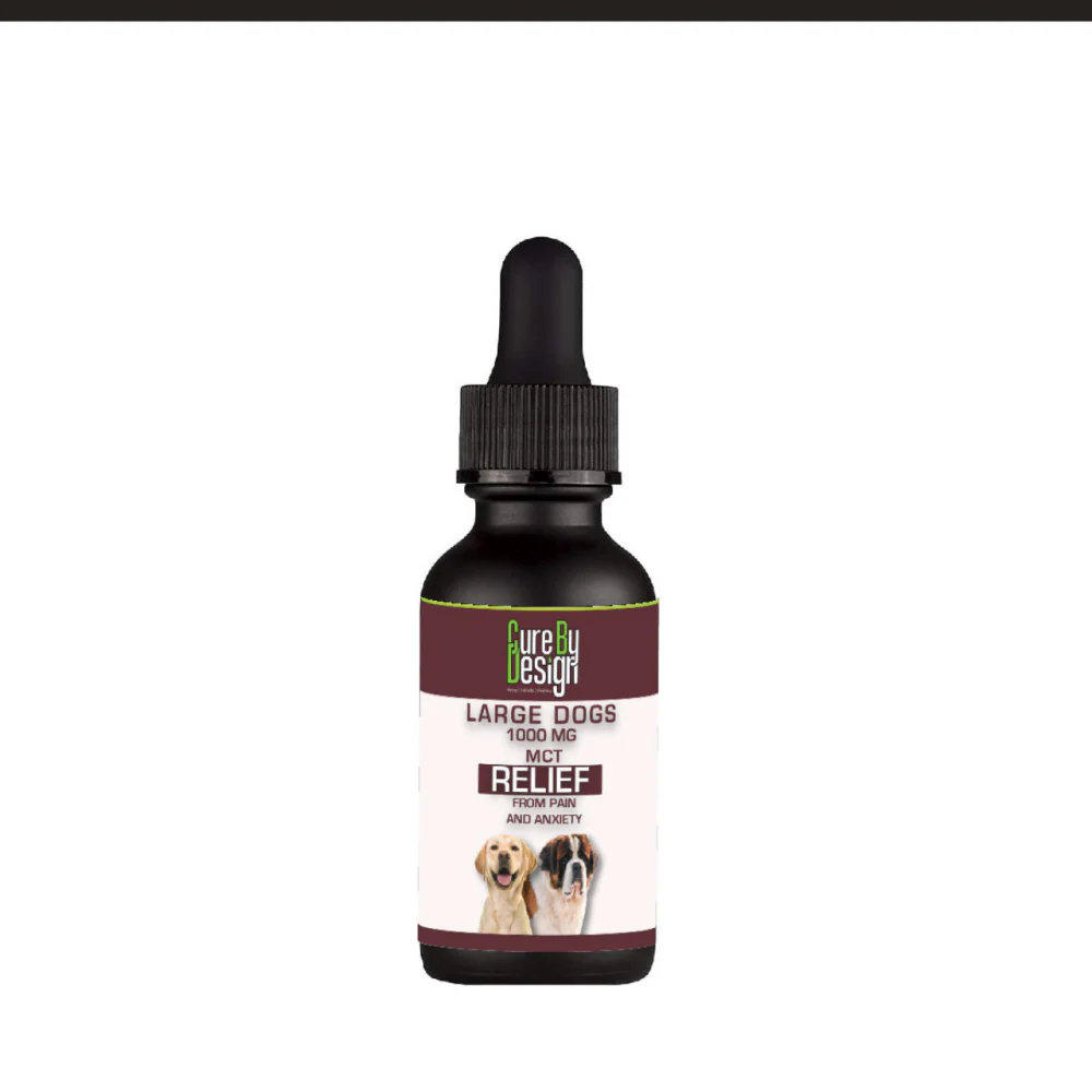 Cure By Design 1000mg CBD MCT Relief Oil for Large Dogs - Image 5