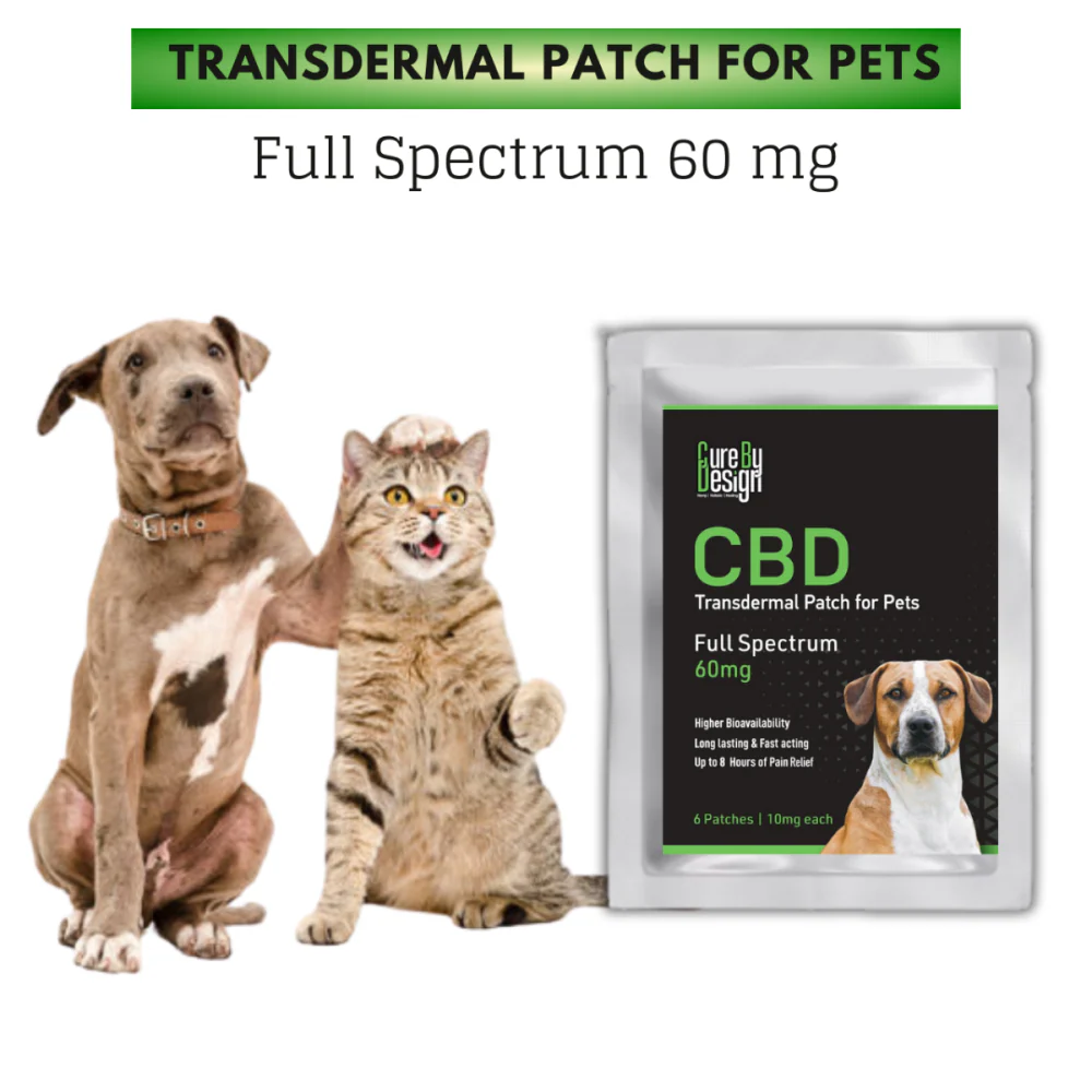 Cure By Design Full Spectrum Transdermal Patch Full Spectrum for Dogs and Cats - Image 5