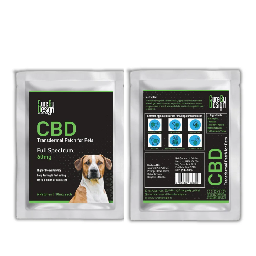 Cure By Design Full Spectrum Transdermal Patch Full Spectrum for Dogs and Cats - Image 6