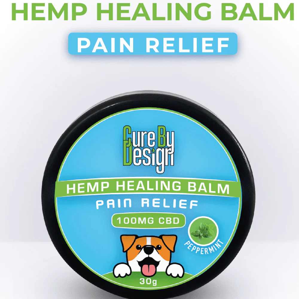 Cure By Design 100mg CBD Pain Relief Hemp Healing Balm for Dogs and Cats - Image 3