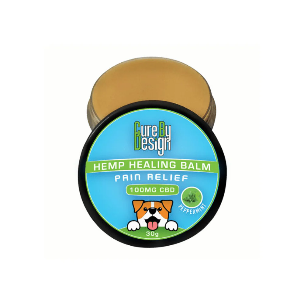 Cure By Design 100mg CBD Pain Relief Hemp Healing Balm for Dogs and Cats - Image 4