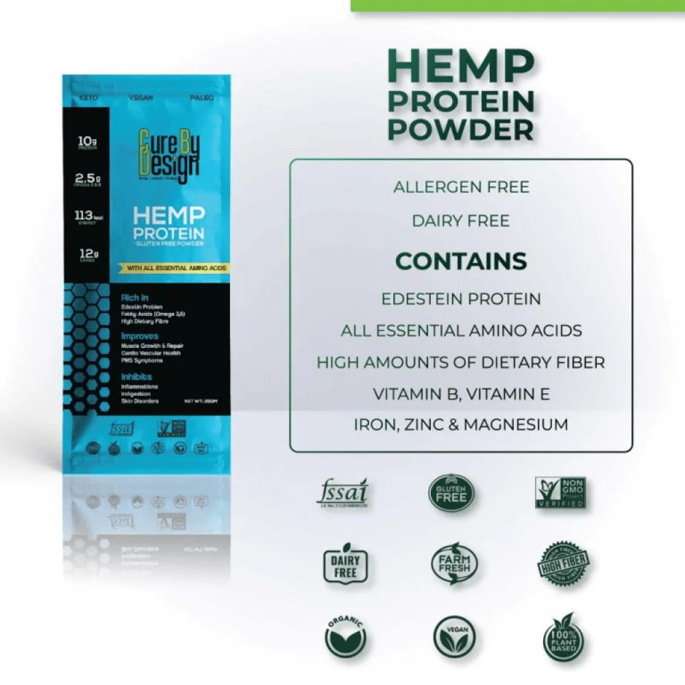Cure By Design Hemp Protein Powder for Dogs and Cats - Image 8