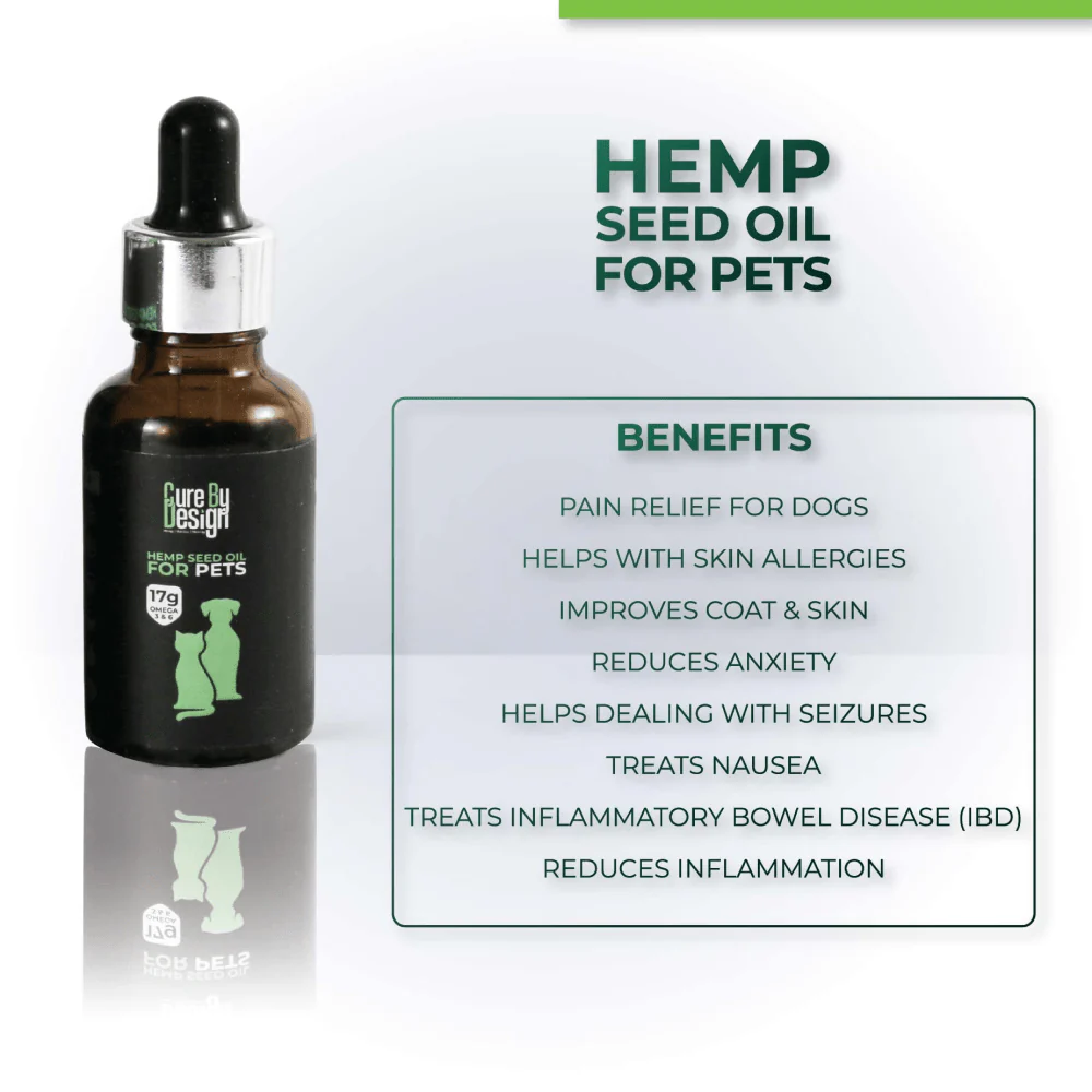 Cure By Design Hemp Seed Oil for Dogs and Cats - Image 5