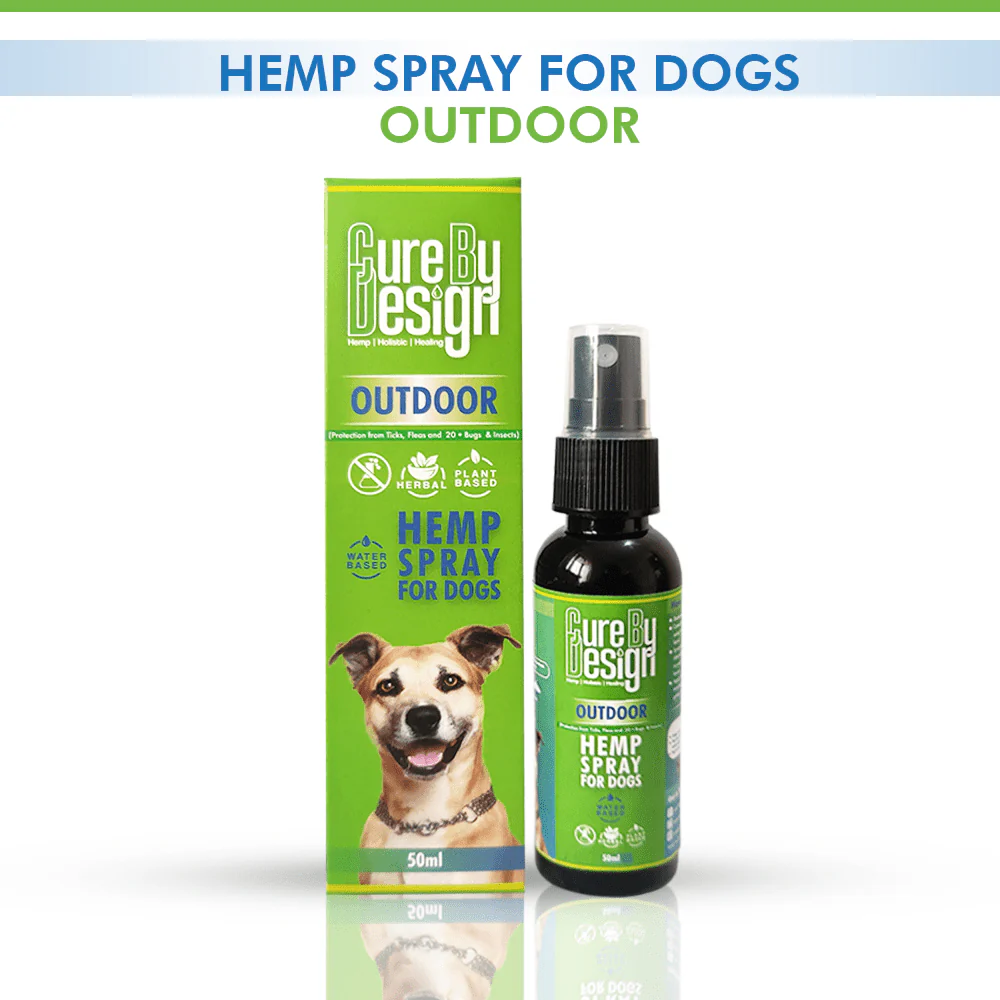 Cure By Design Outdoor Hemp Spray for Dogs - Image 3