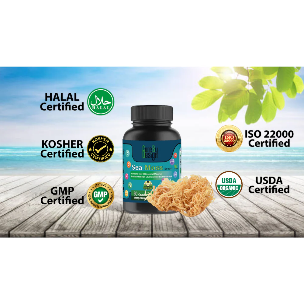 Cure By Design Sea moss Capsules for Dogs and Cats - Image 5