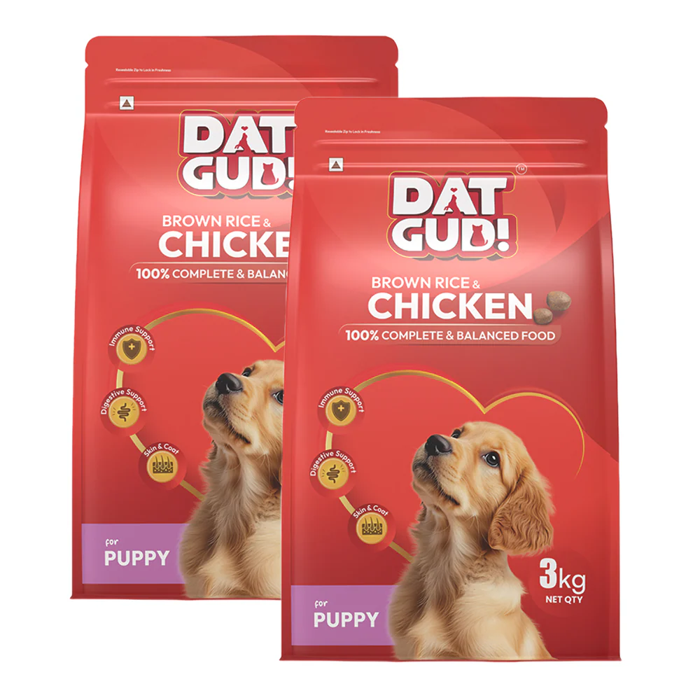 DatGud Chicken & Brown Rice Puppy Dog Dry Food (Buy 1 Get 1 Free)