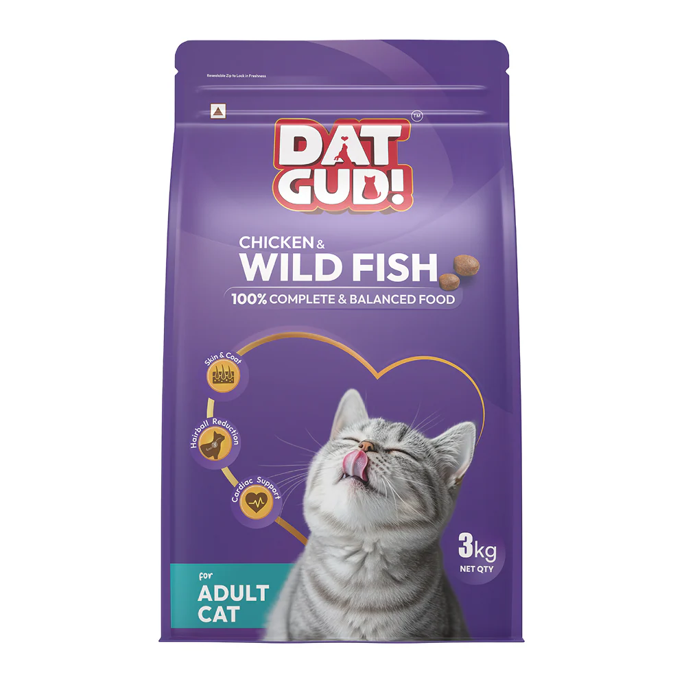DatGud Chicken & Wild Fish Adult Cat Dry Food (Buy 1 Get 1 Free) - Image 15