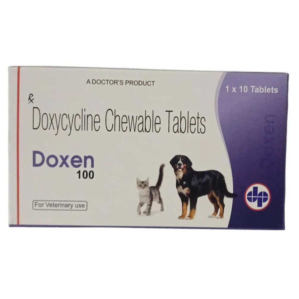 Doctors Vet Doxen 100mg Tablets (Doxycycline) for Dogs and Cats