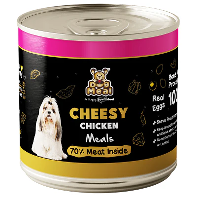 Dog Meal Cheesy Chicken and Chicken & Egg Meals Dog Wet Food Combo - Image 2