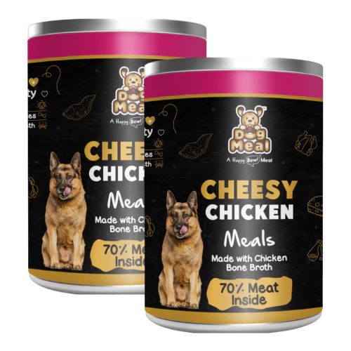 Dog Meal Cheesy Chicken and Chicken & Egg Meals Dog Wet Food Combo - Image 7