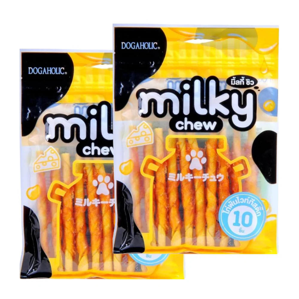 Dogaholic Milky Chew Cheese Chicken Stick Style Dog Treats - Image 7
